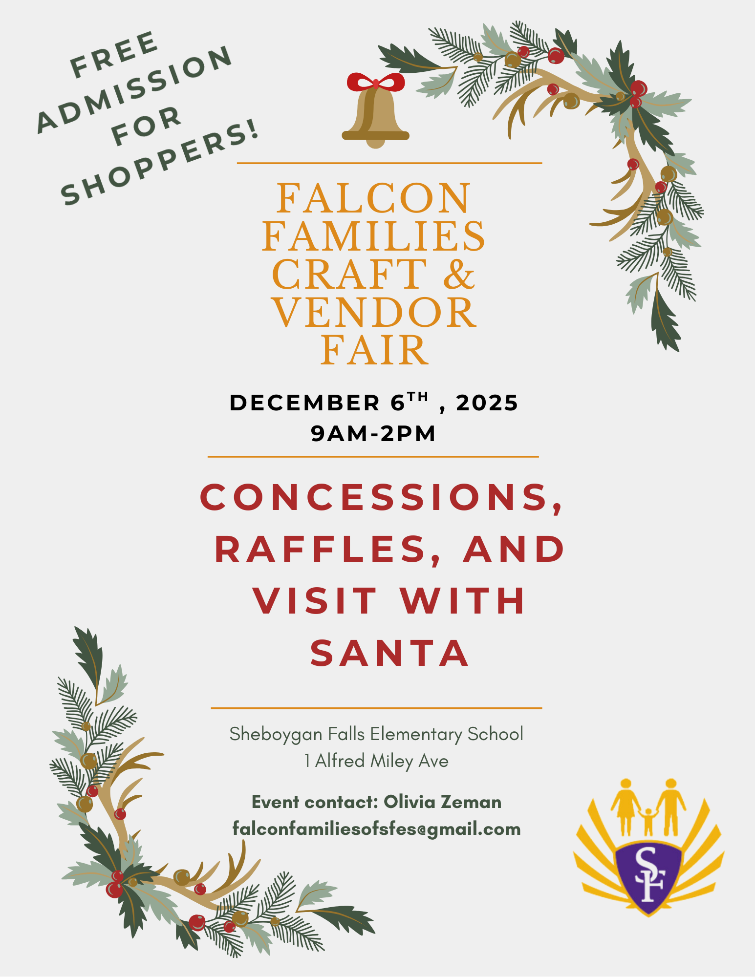 Campaign cover image for Falcon Families Craft & Vendor Fair