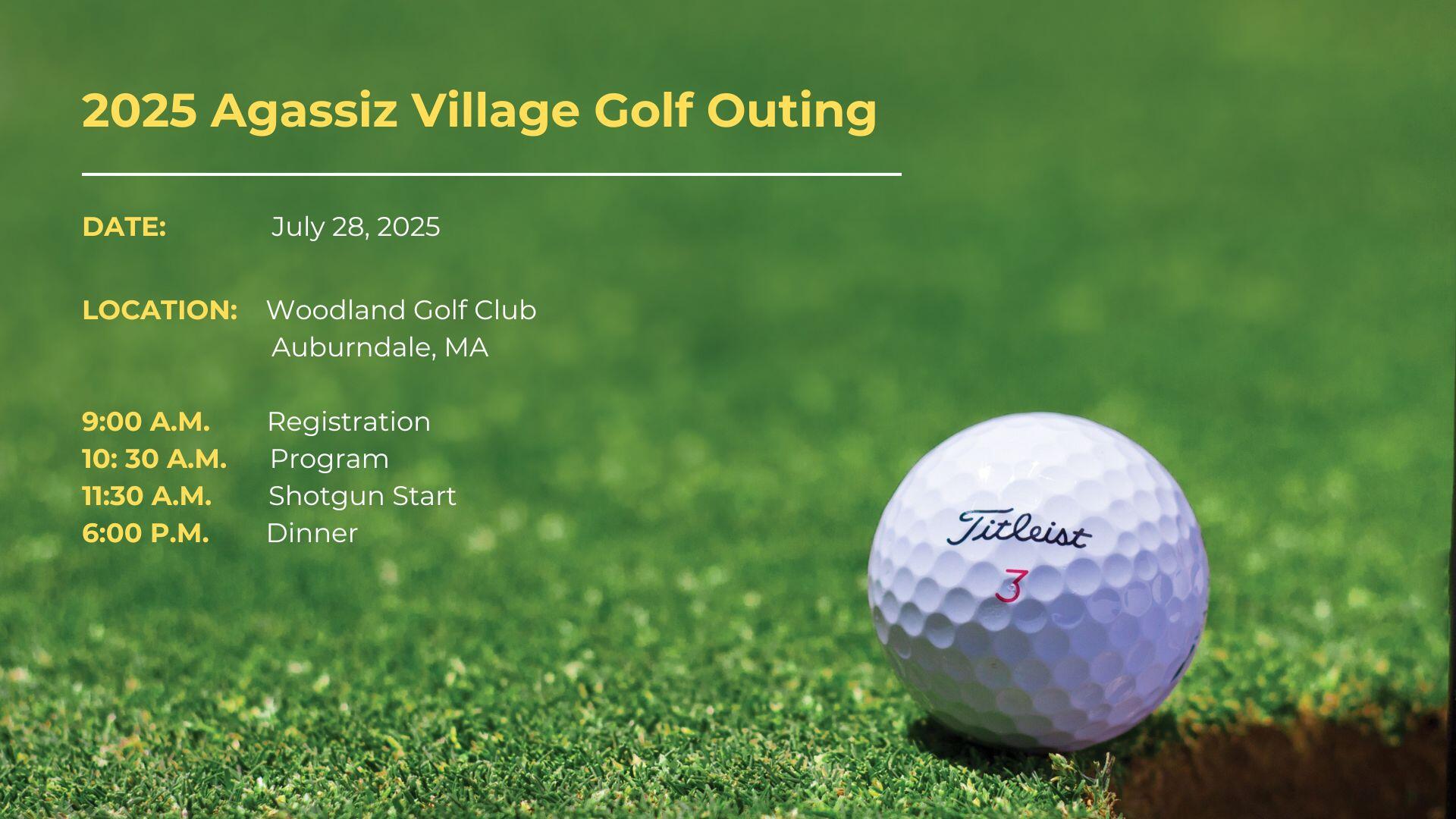 Campaign cover image for Agassiz Village 2025 Golf Outing