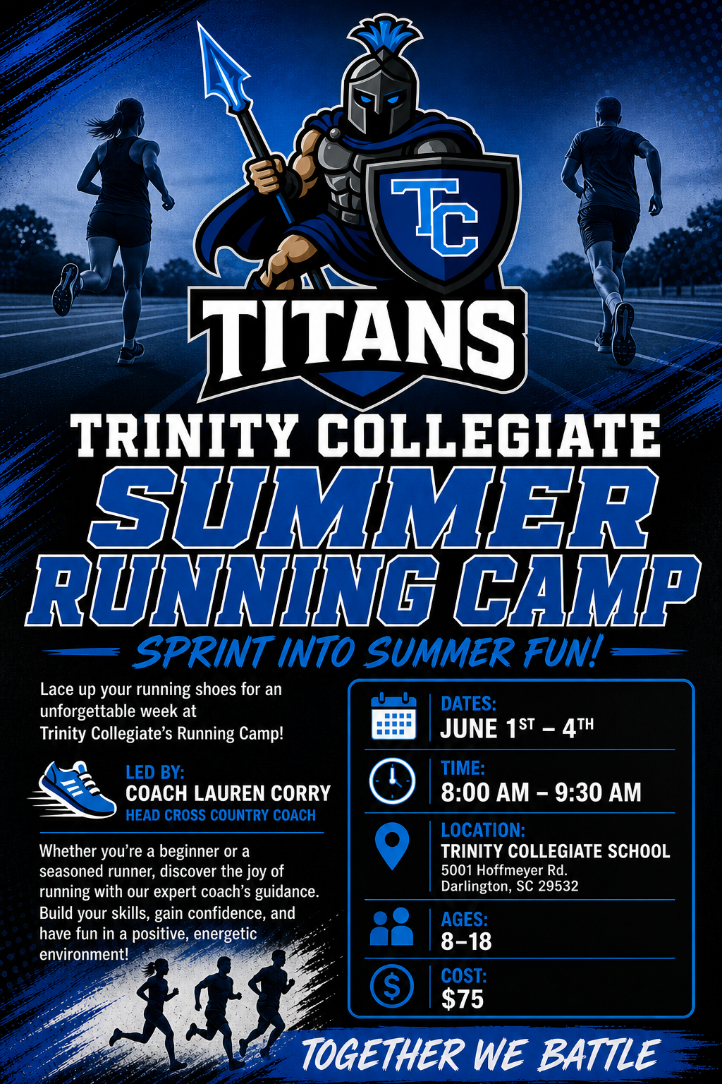 Campaign cover image for 2026 TCS Summer Running Camp