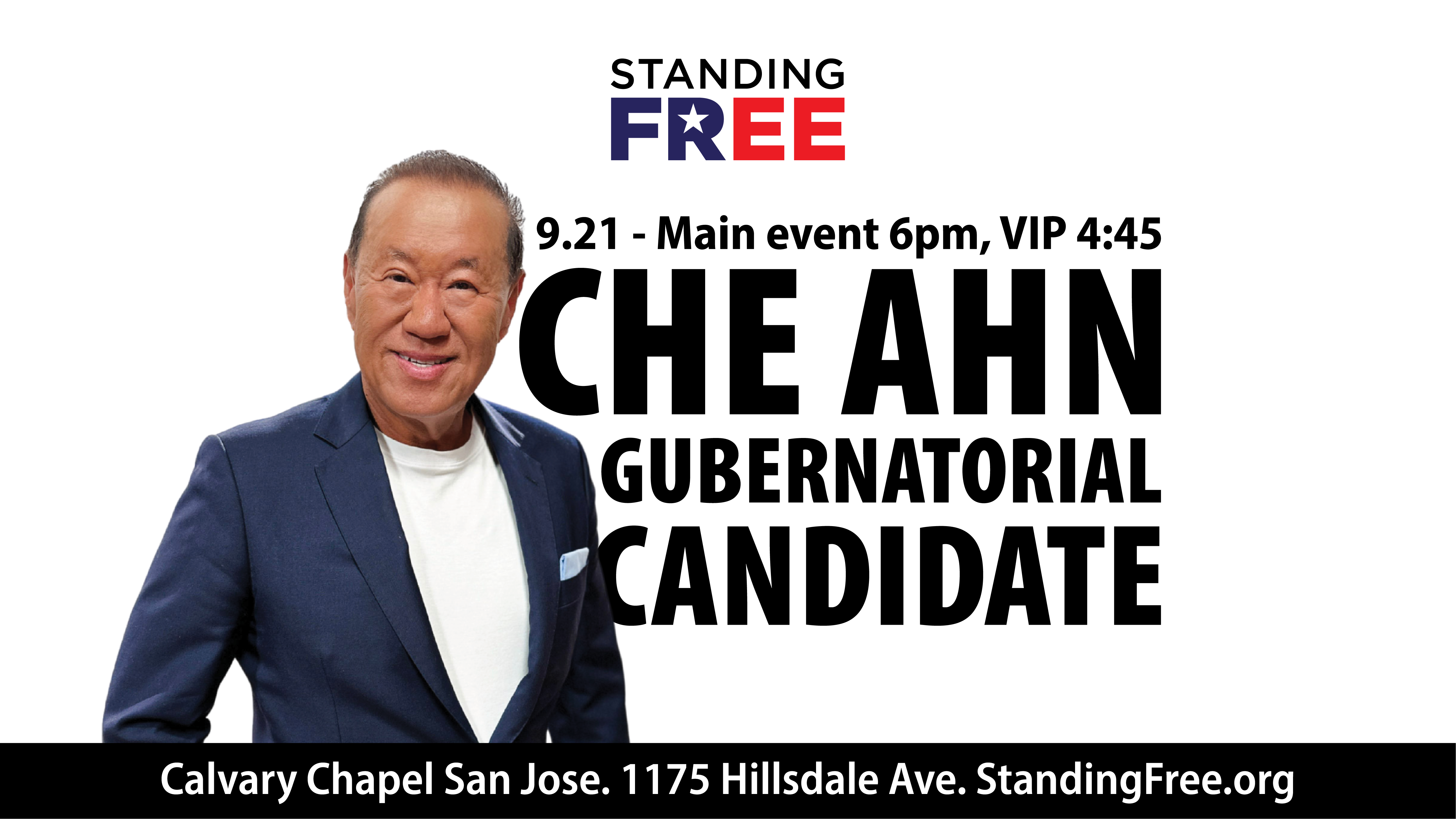 Campaign cover image for Transforming California Through Faith: An Evening with Pastor Ché Ahn