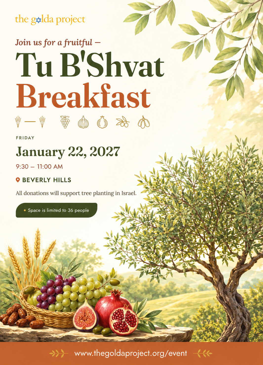 Campaign cover image for Tu B'shevat 2027
