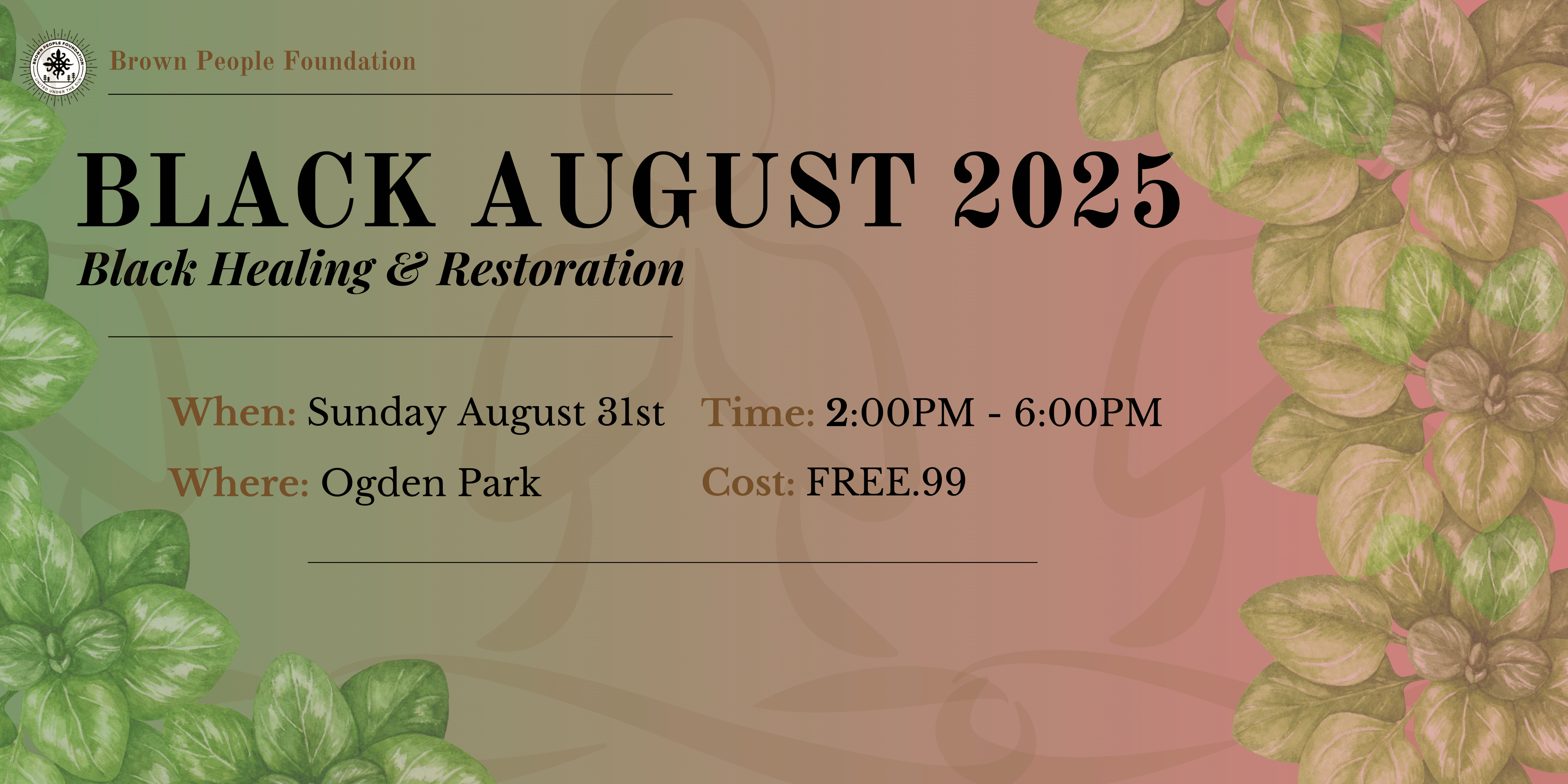 Campaign cover image for Black August 2025