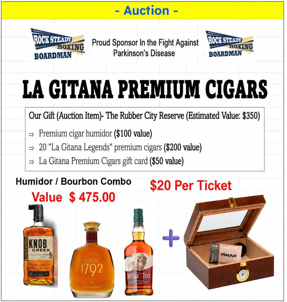 Campaign cover image for 2026 RSB Golf Tournament Cigar & Burbon Raffle