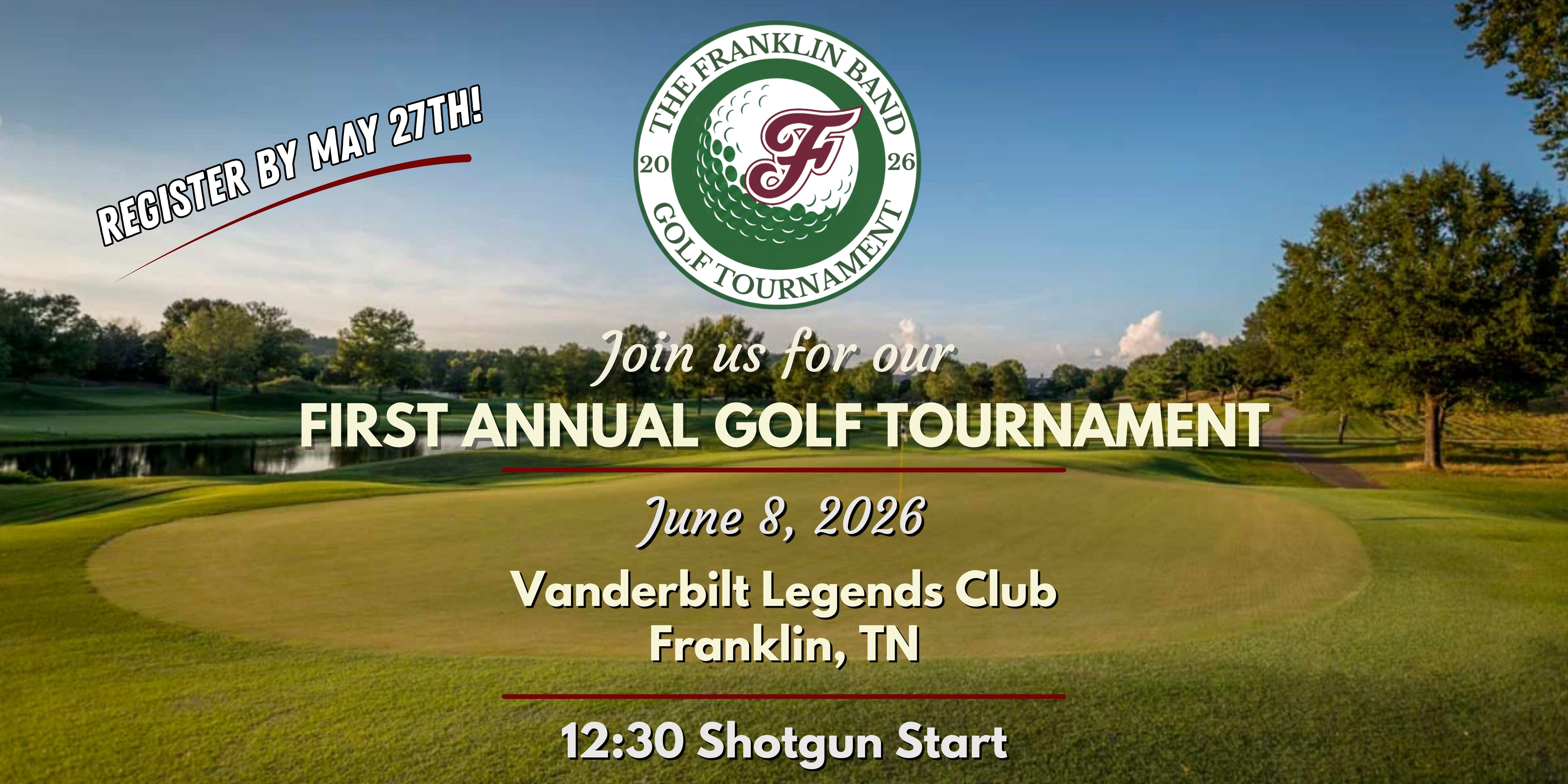 Campaign cover image for The Franklin Band Golf Tournament