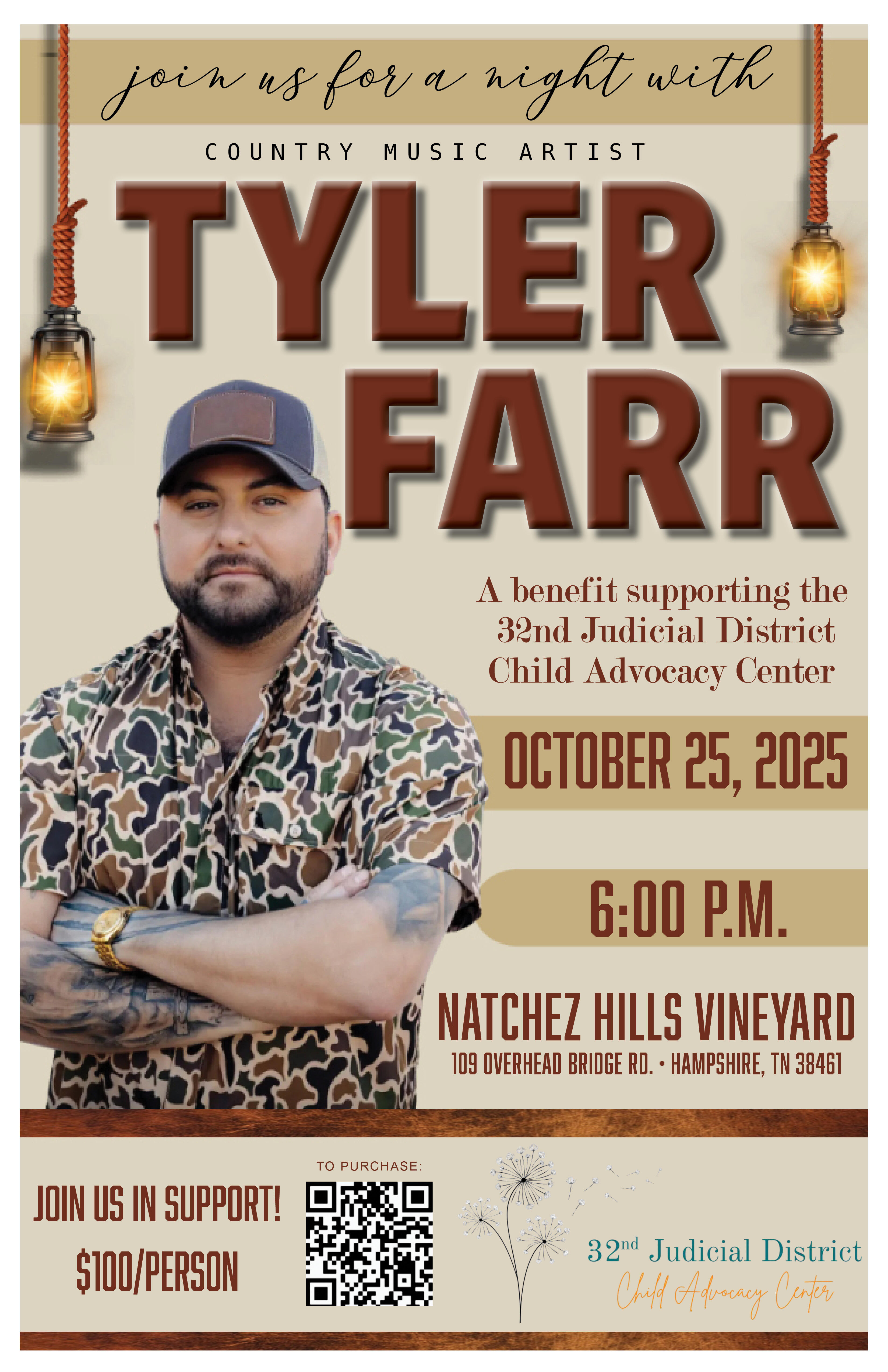 Campaign cover image for A Night with Tyler Farr