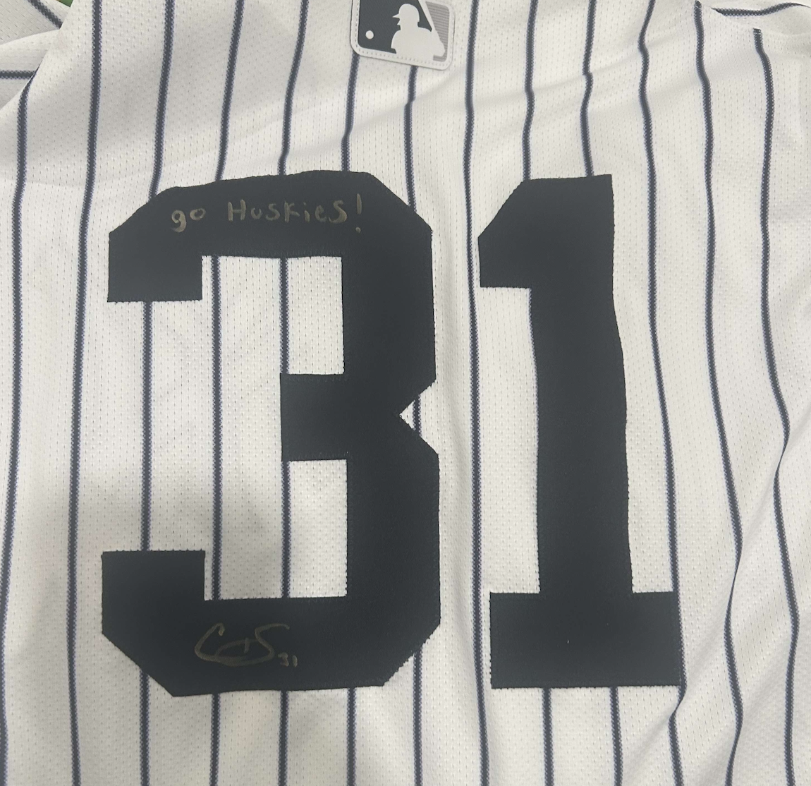 Campaign cover image for Online Raffle for an Autographed Game-Worn Cam Schlittler Yankees Jersey