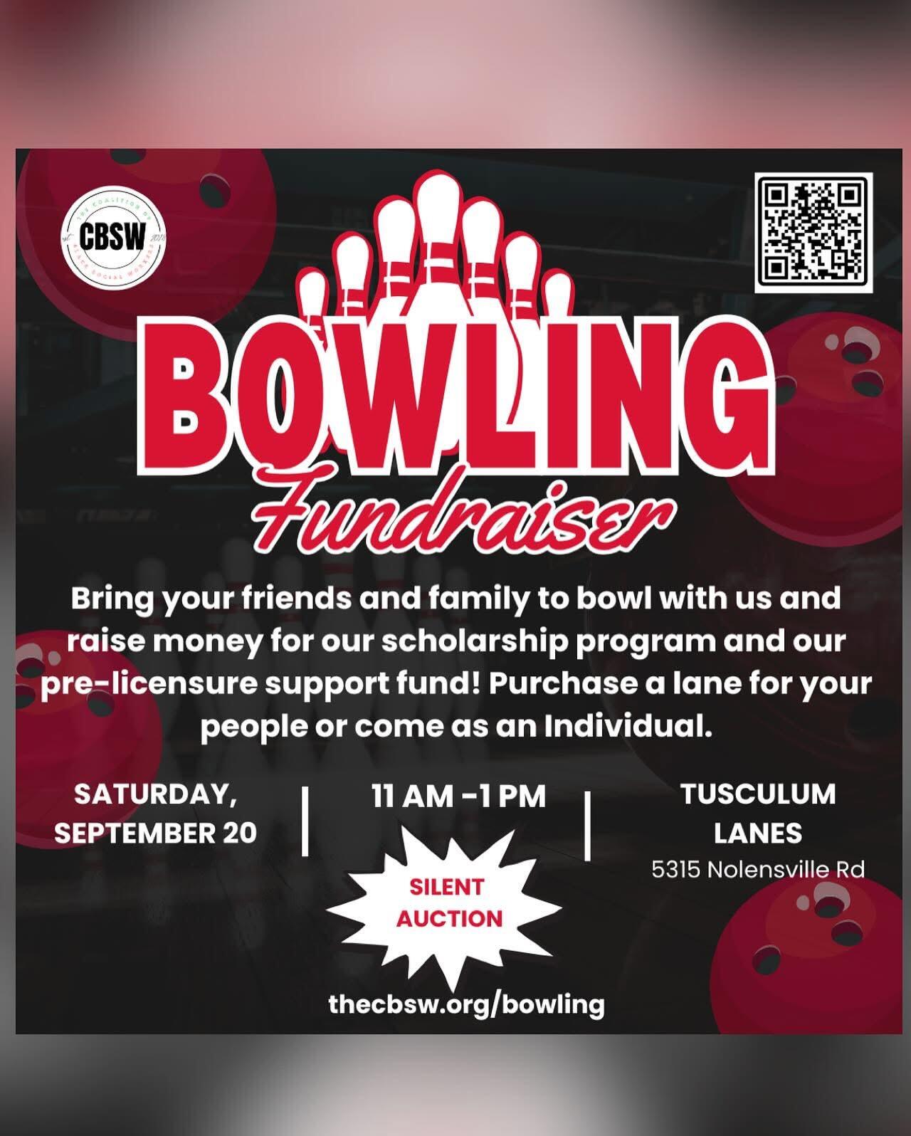 Campaign cover image for CBSW Bowling Fundraiser and Silent Auction 2025