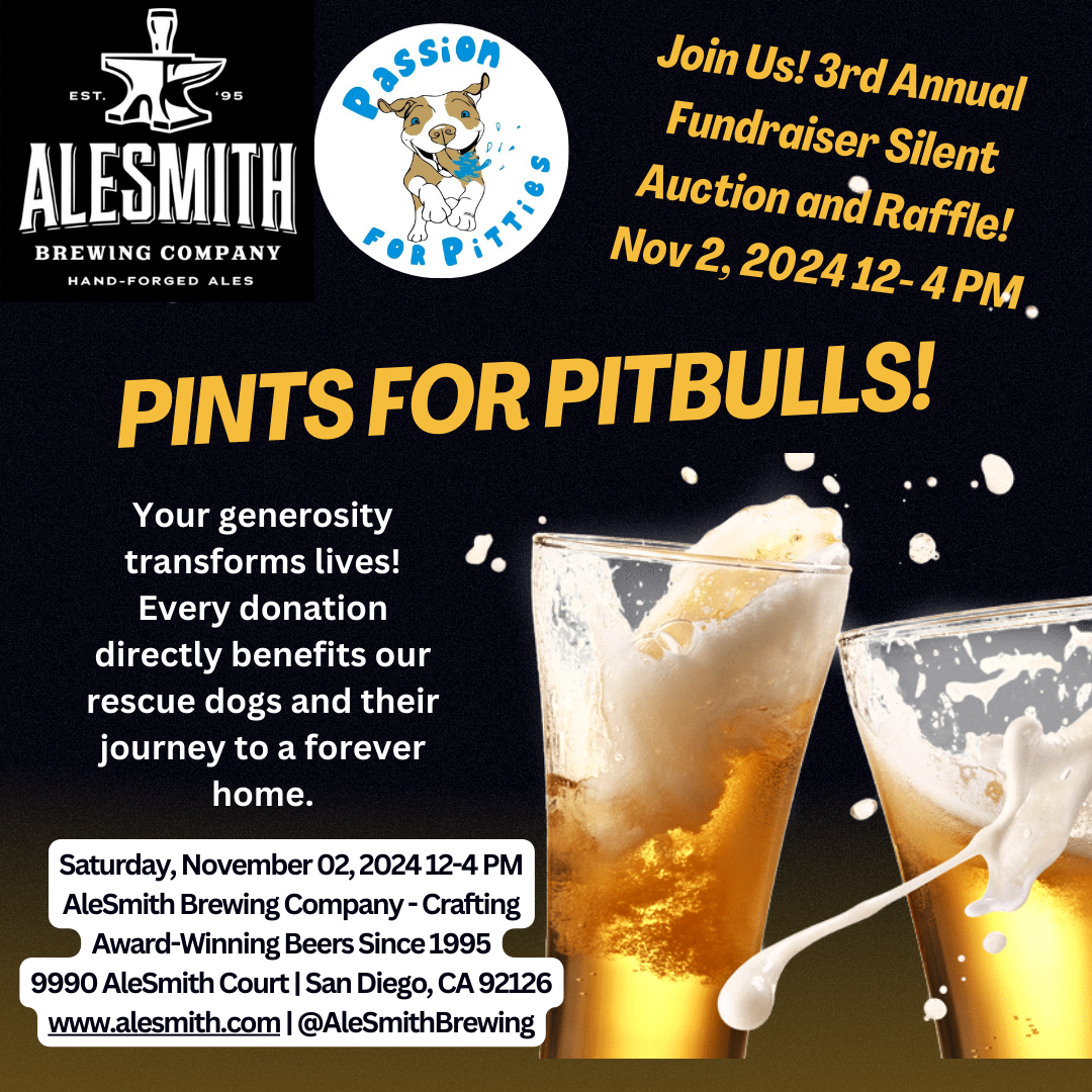 Campaign cover image for Pints for Pitbulls 2024: Sip, Support, and Save Lives – 3rd Annual Silent Auction & Raffle