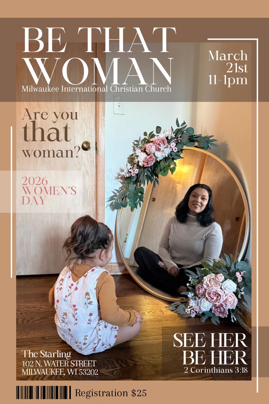Campaign cover image for 2026 Women's Day: Be That Woman