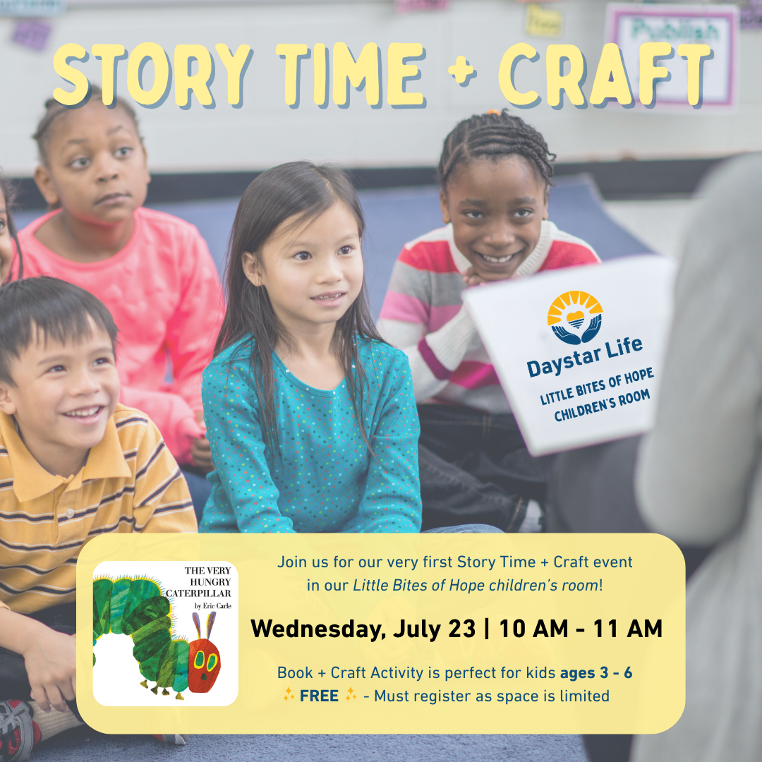 Campaign cover image for Story Time in the Little Bites of Hope Children's Room