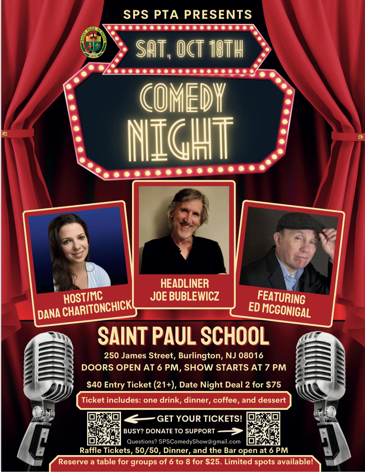 Campaign cover image for SPS Comedy Night - Ticket Special