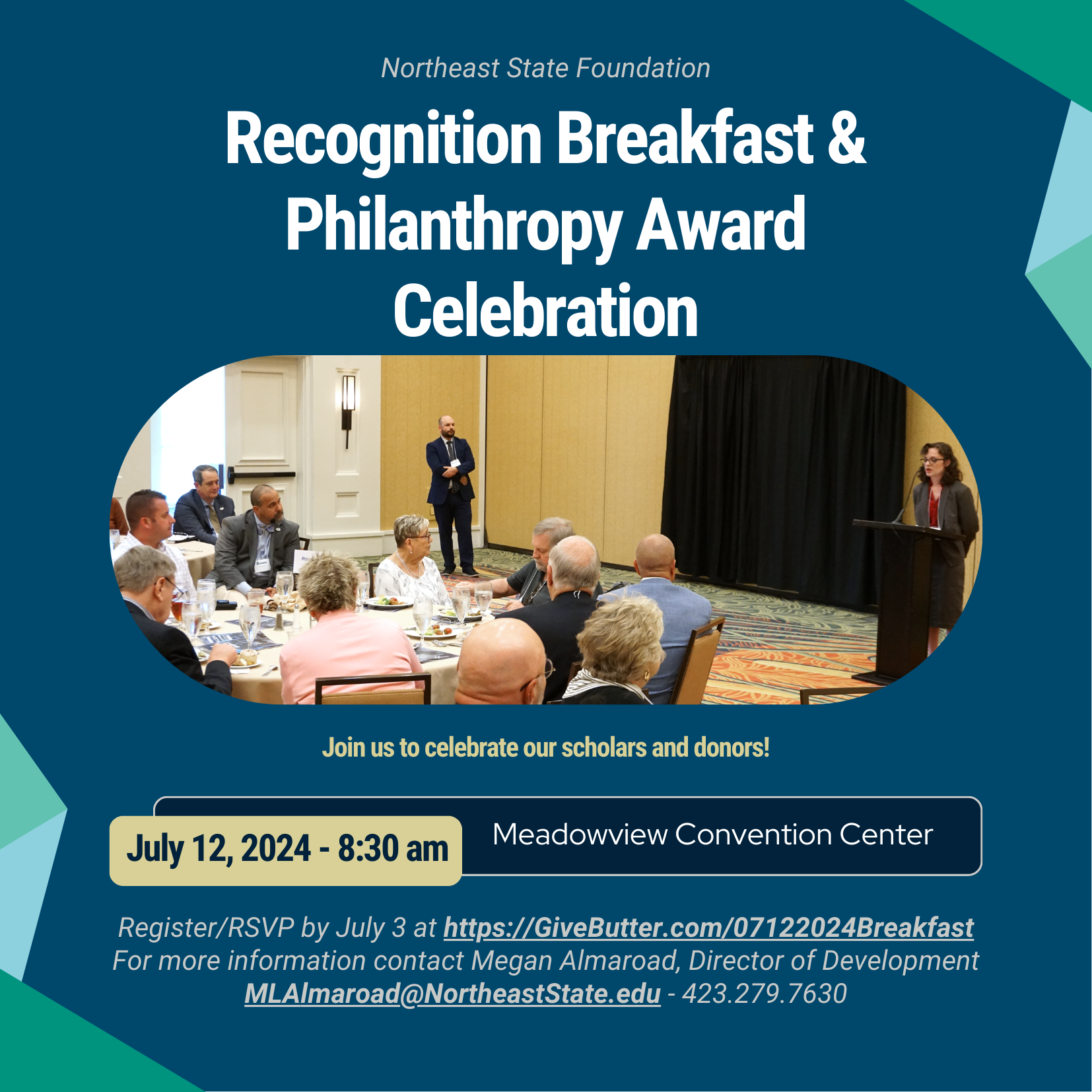 Campaign cover image for Northeast State Foundation Recognition Breakfast & Philanthropy Award Celebration