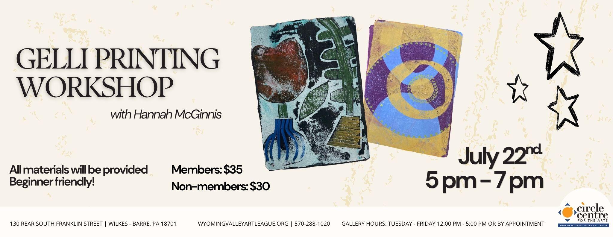 Campaign cover for Gelli Printing Workshop