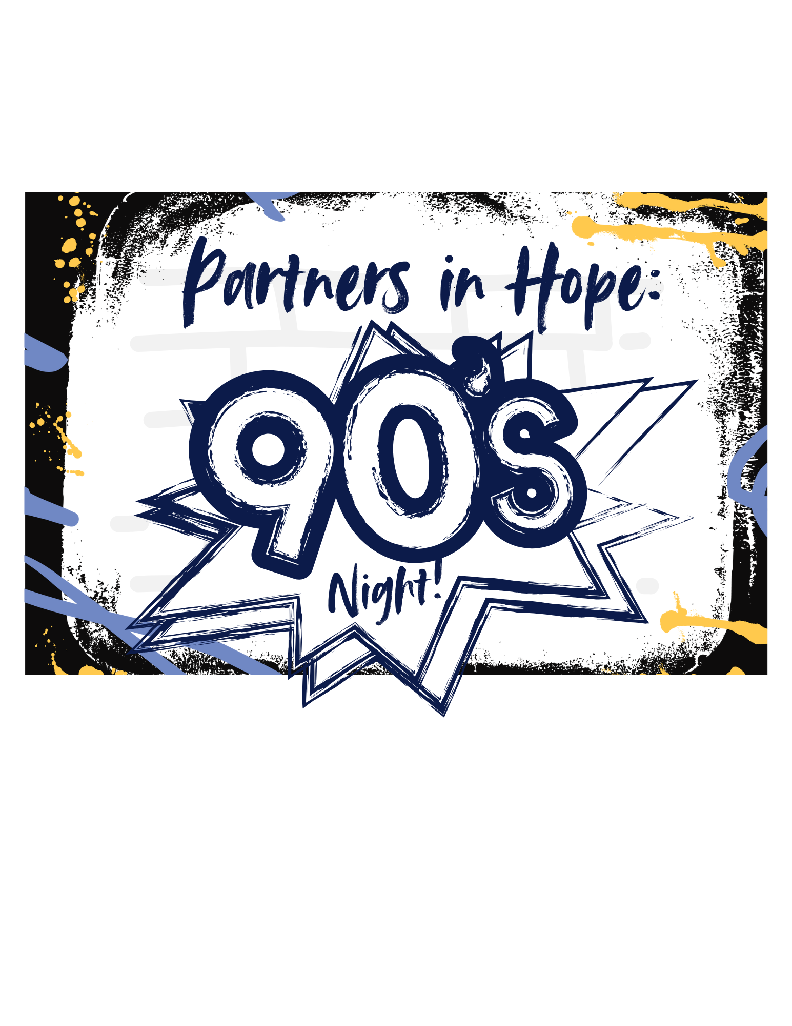 Campaign cover image for Partners in Hope: 90's Night!