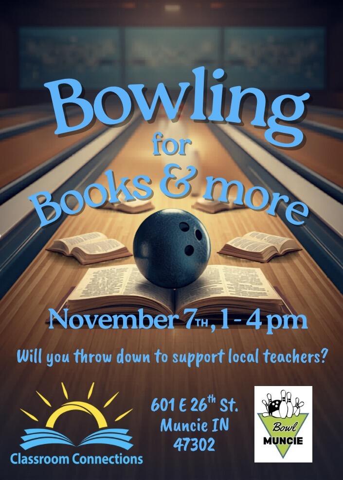 Campaign cover image for 2026 Bowling for Books & More Fundraiser & Auction