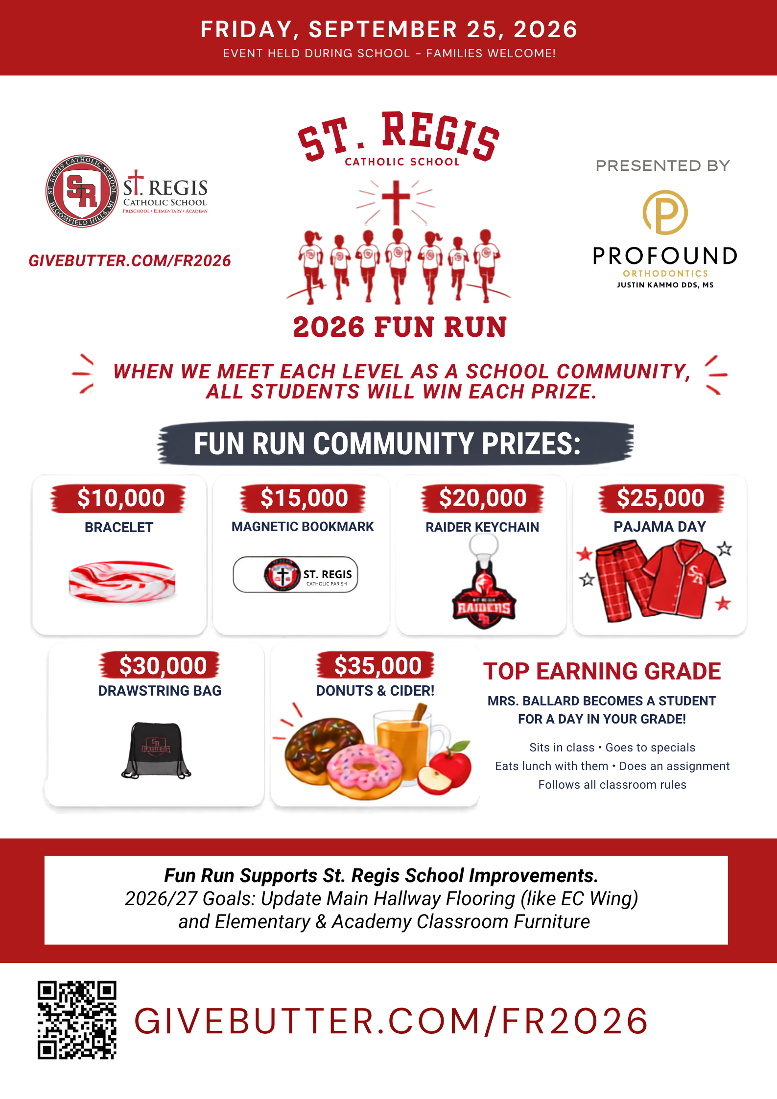 Campaign cover image for 2026 St. Regis Fun Run Presented by Profound Orthodontics