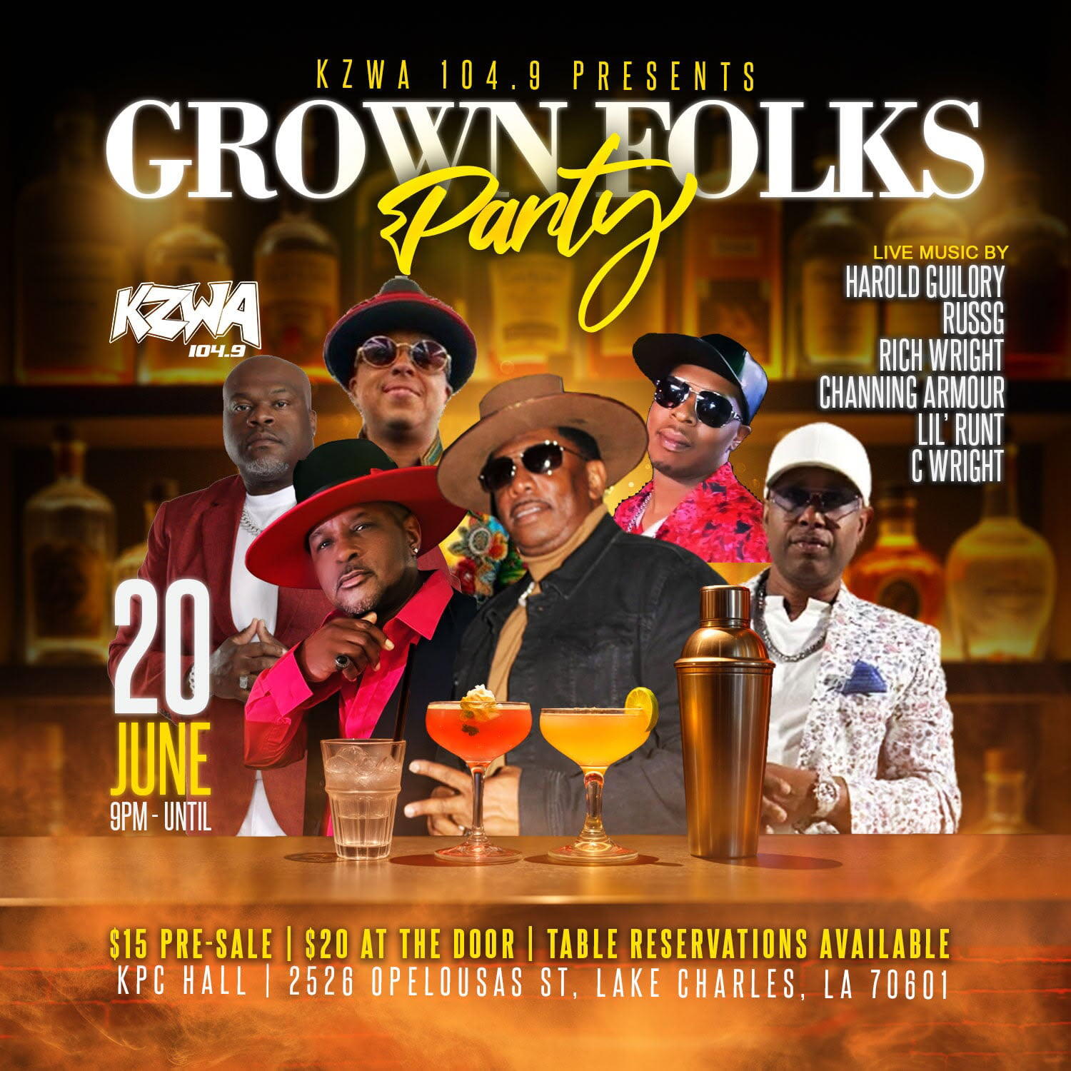 Campaign cover image for KZWA Presents: Grown Folks Party