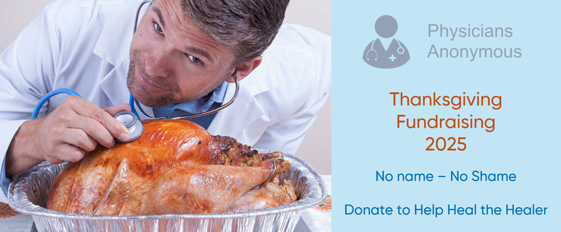 Campaign cover image for Physicians Anonymous Thanksgiving 2025 fundraiser