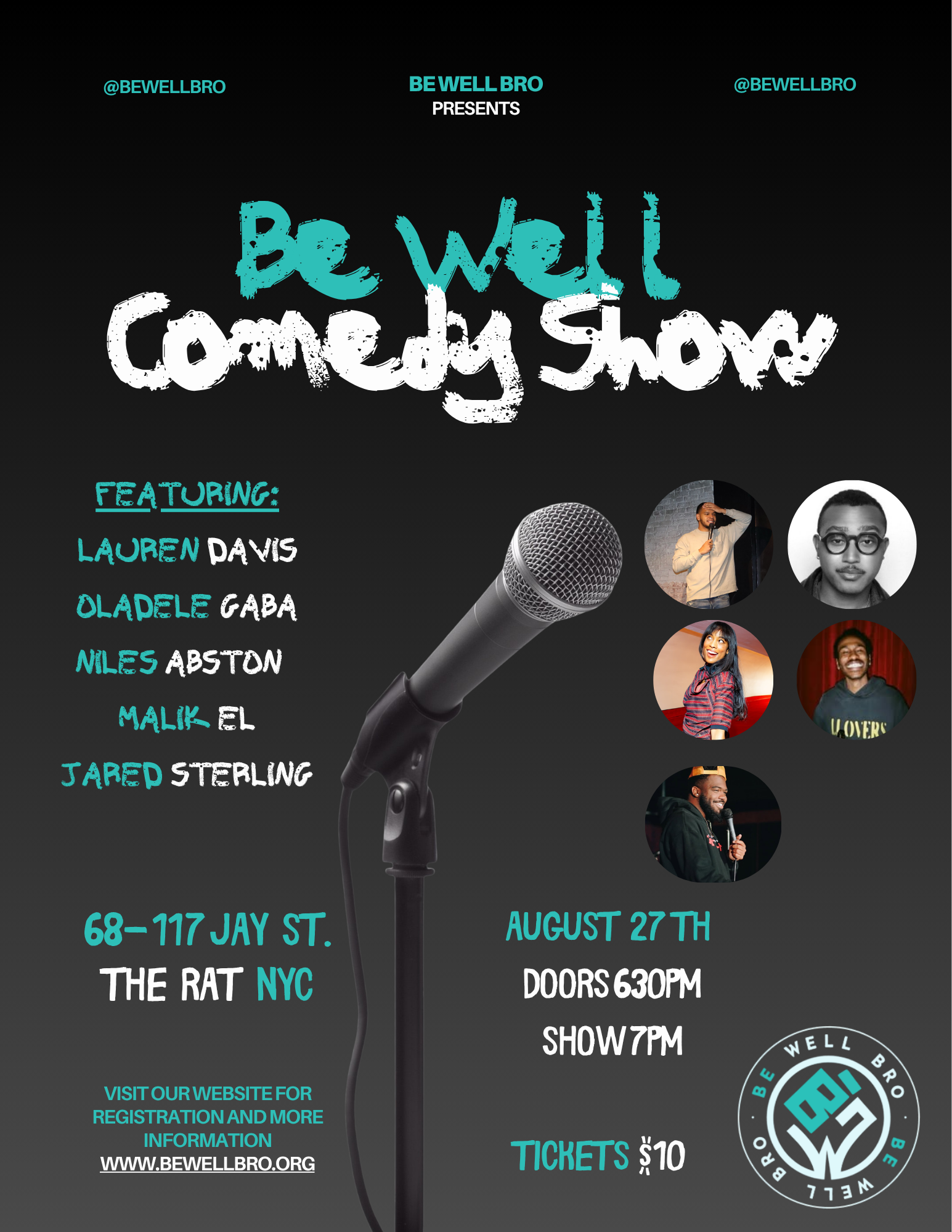 Campaign cover image for Be Well Comedy Show