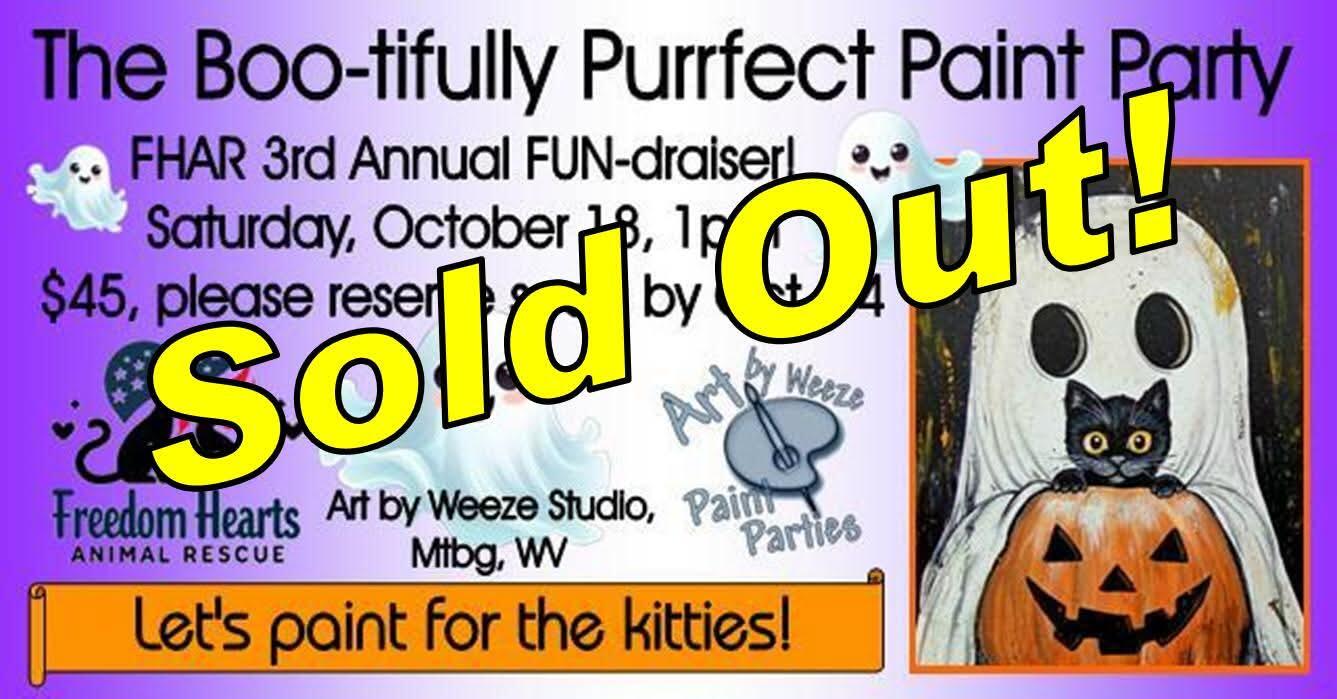 Campaign cover image for FHAR 3rd Annual Halloween FUN-draiser Paint Party