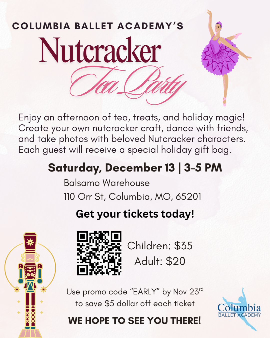 Campaign cover image for Nutcracker Tea Party