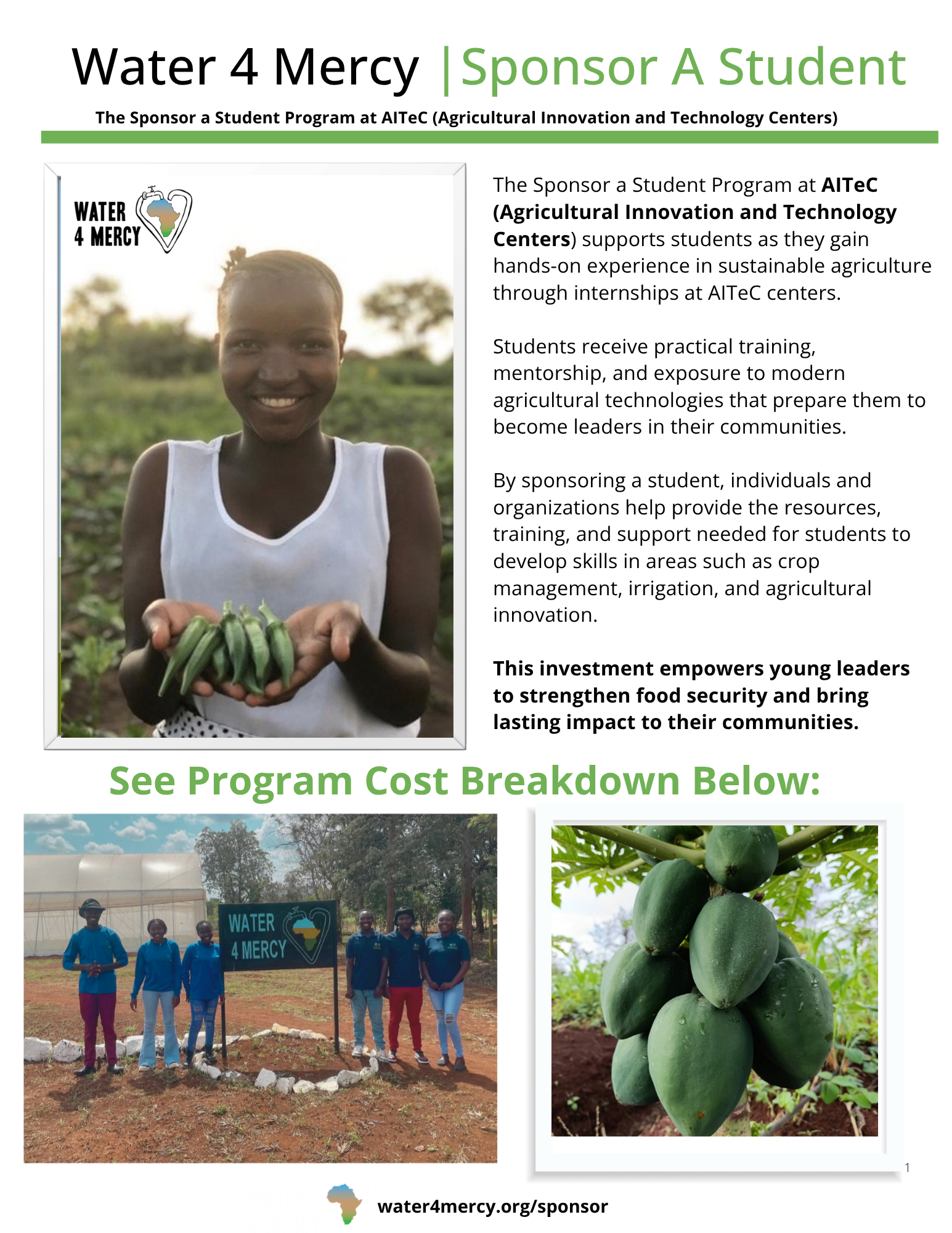 Campaign cover for Sponsor A Student
