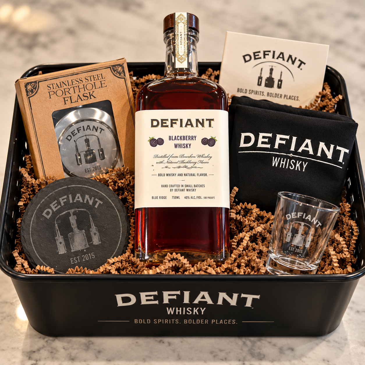 Campaign cover image for Defiant Blackberry Whiskey Basket Raffle
