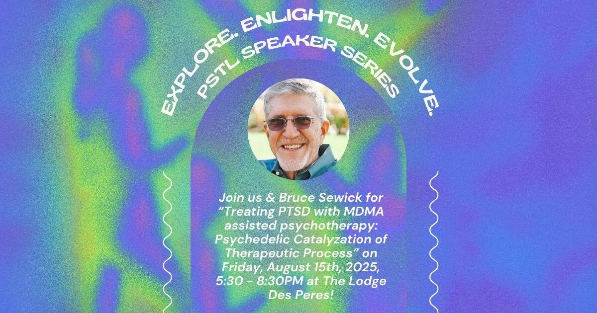 Campaign cover image for Psychedelic STL Presents: Bruce Sewick on “Treating PTSD with MDMA-Assisted Psychotherapy—Psychedelic Catalyzation of the Therapeutic Process”