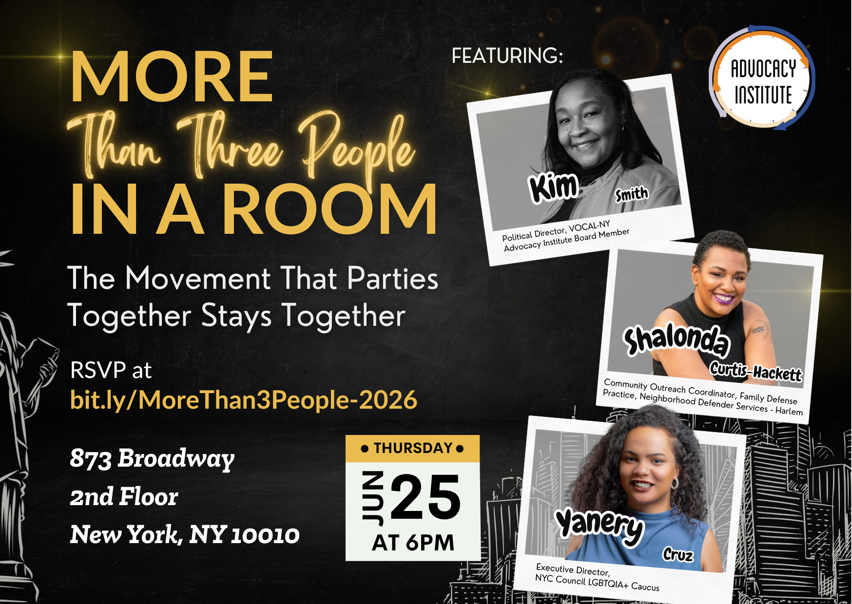 Campaign cover image for More Than 3 People in a Room 2026