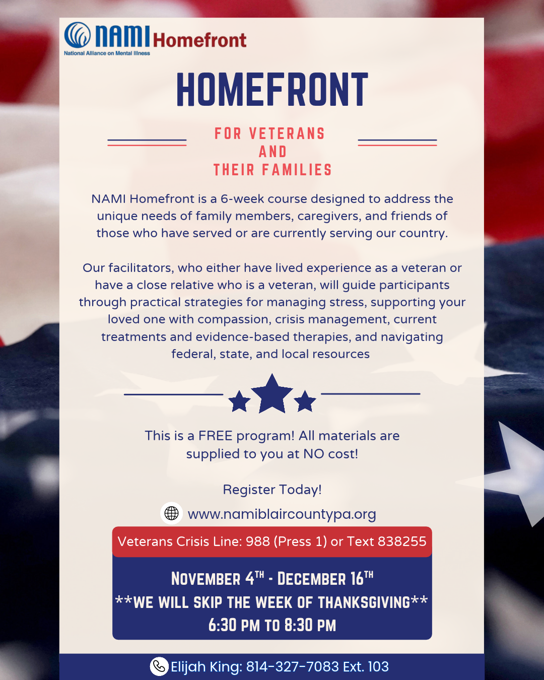 Campaign cover image for NAMI Homefront