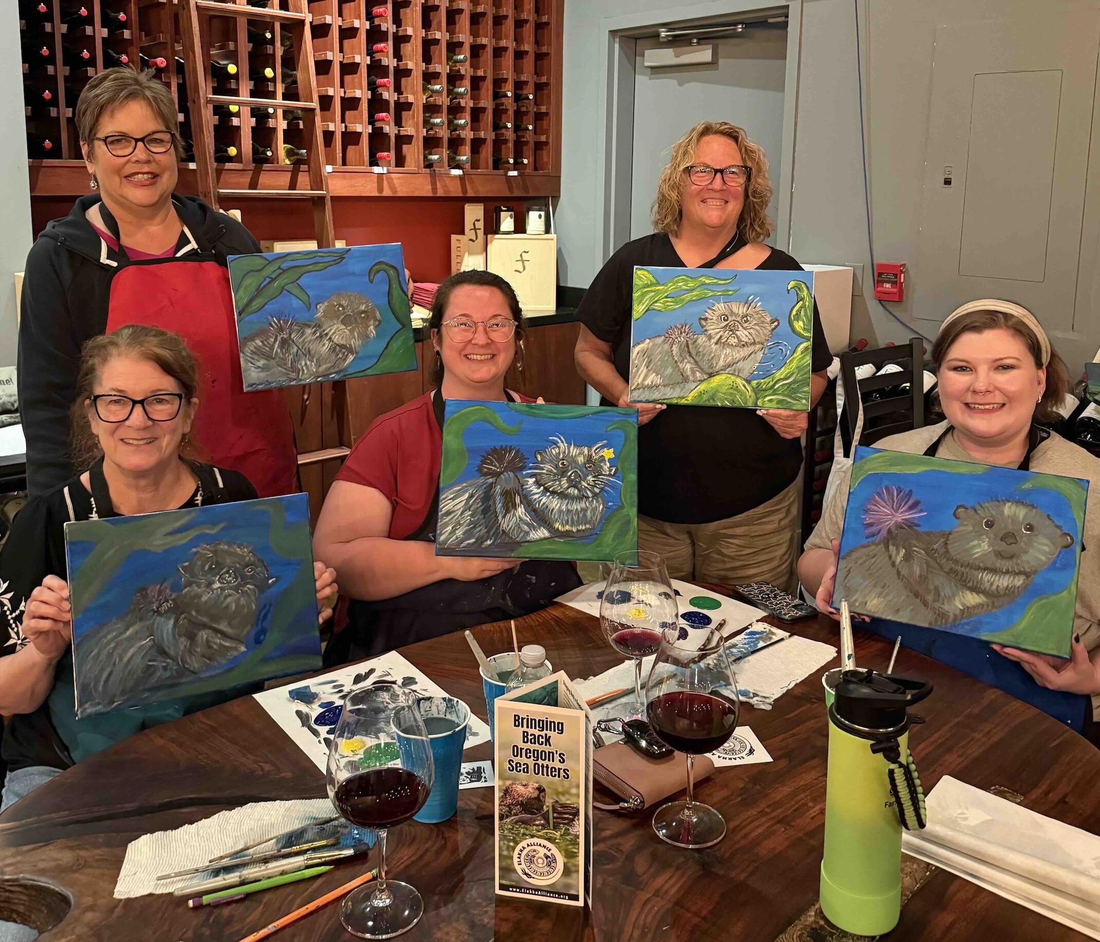 Campaign cover image for Sea Otter Sip & Paint Night - Sunday, September 20