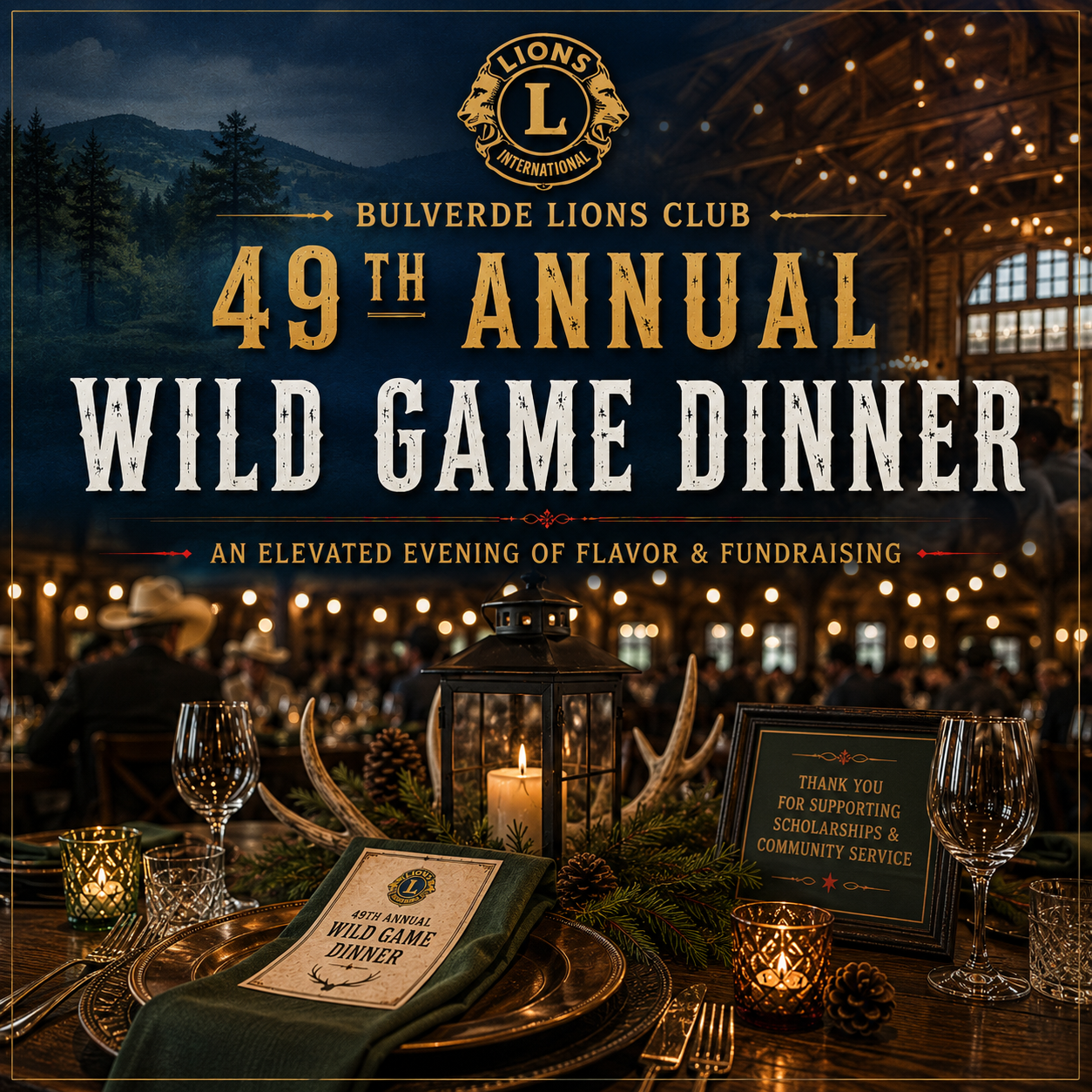Campaign cover image for 49th Annual Wild Game Dinner