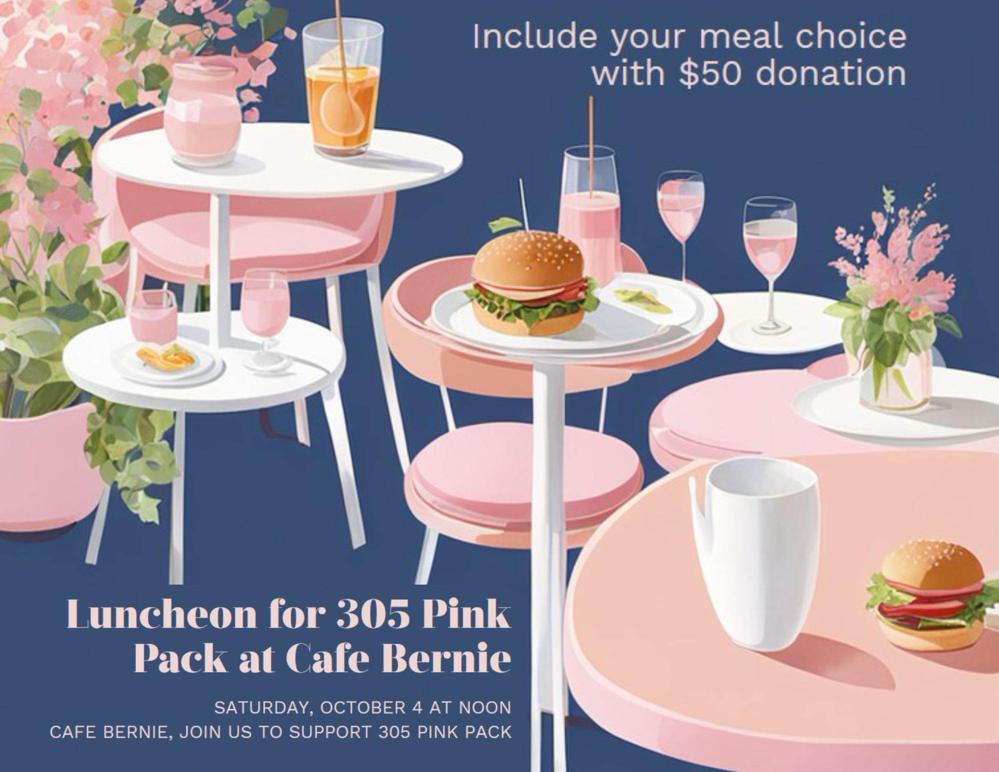 Campaign cover image for Wendy's Angels Luncheon for 305 Pink Pack