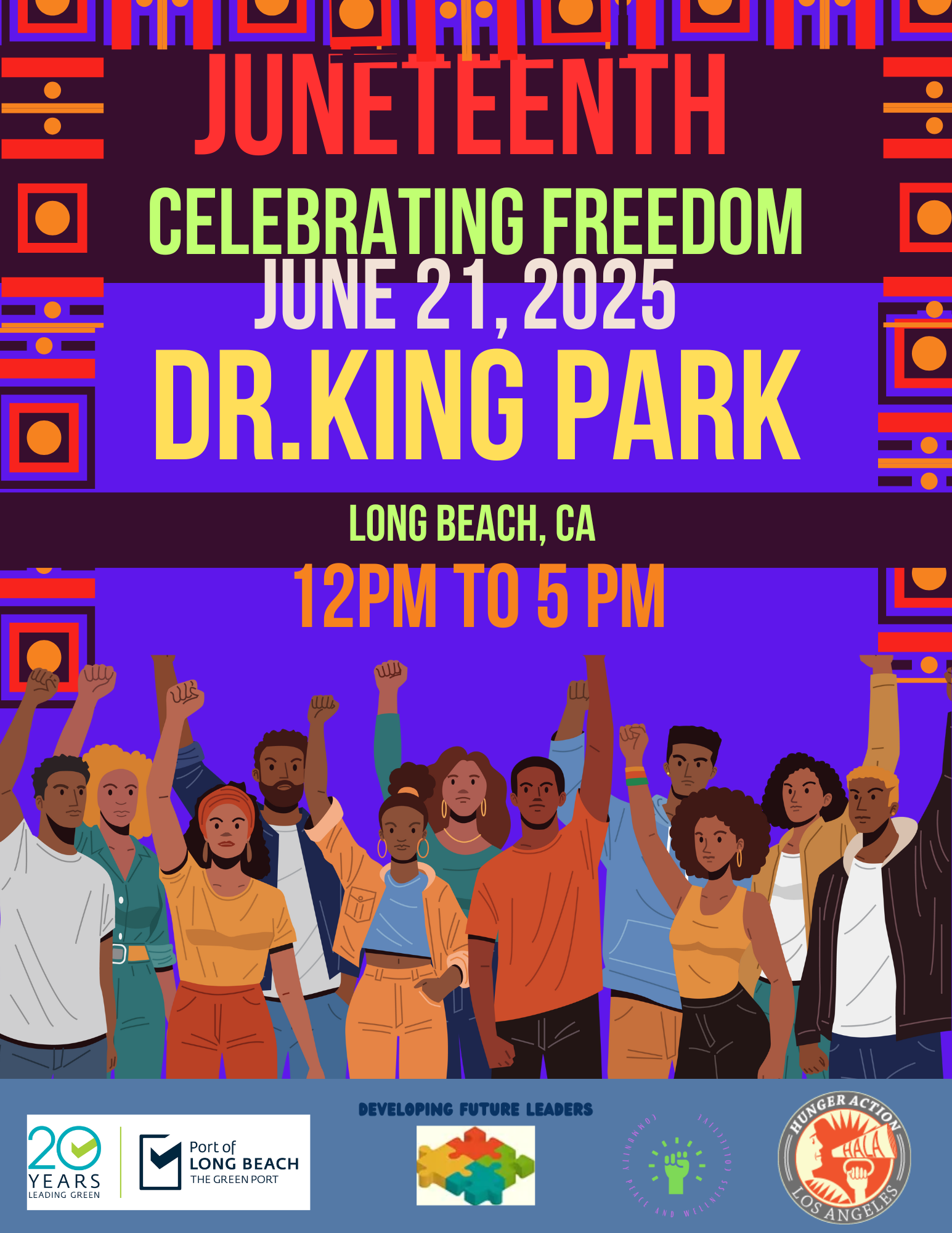 Campaign cover image for Juneteenth @ Dr. Martin Luther King Park