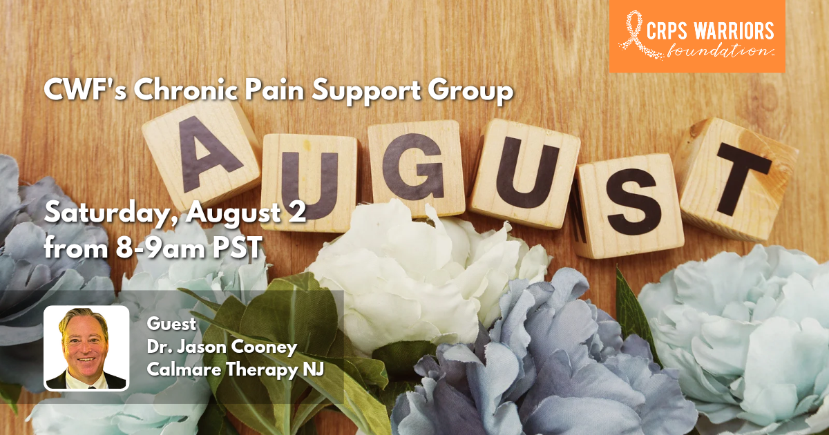 Campaign cover image for (2025) 08/02 CWF Chronic Pain Support Group