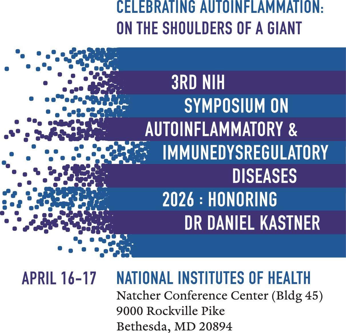Campaign cover image for Autoinflammation Symposium Fundraiser & Registration info for 4/16-17/2026
