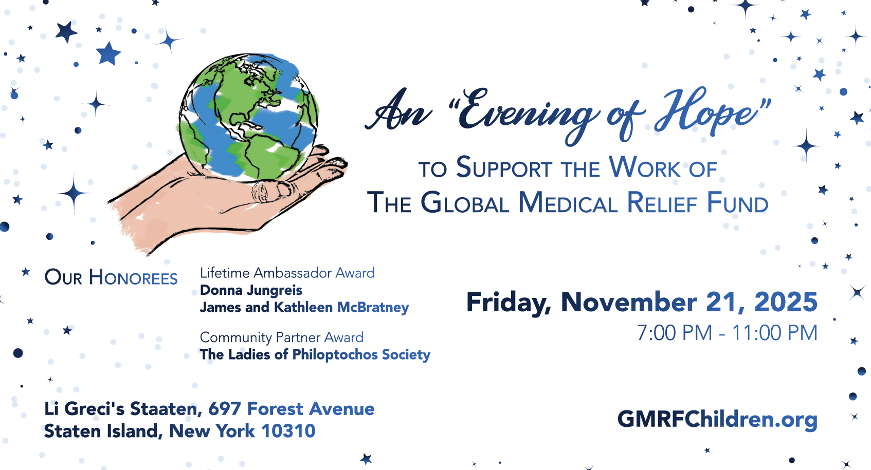 Campaign cover image for Evening of Hope Awards Dinner