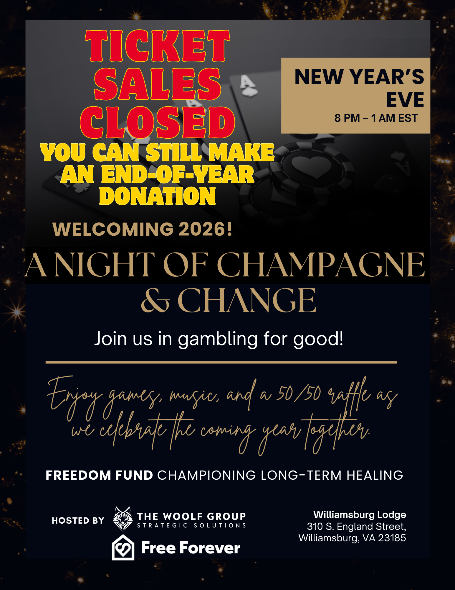 Campaign cover image for Champagne & Change!