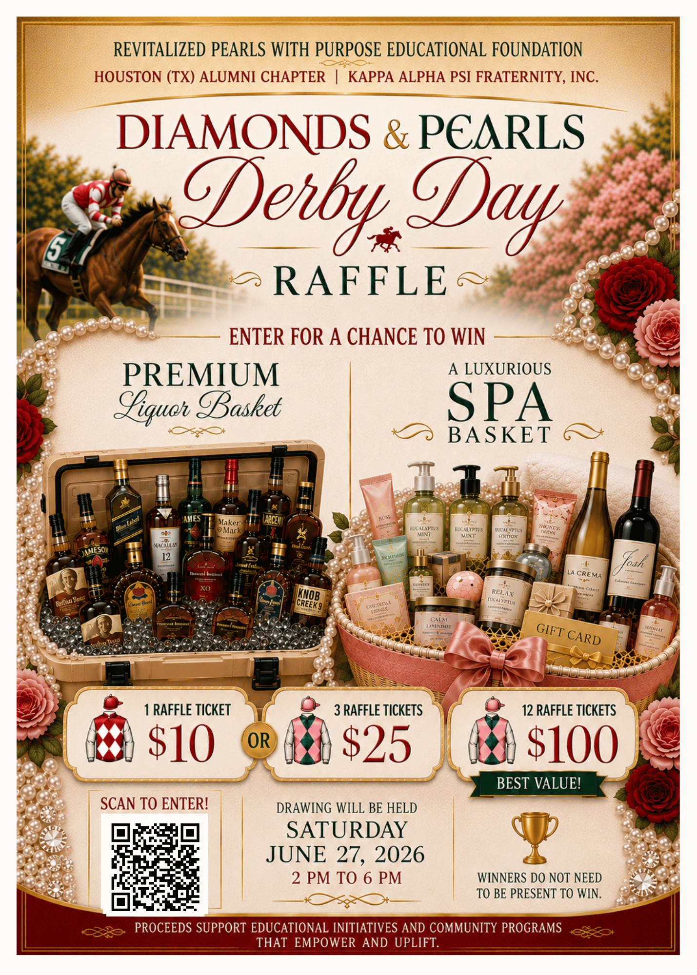 Campaign cover image for Diamonds & Pearls Derby Day Raffle