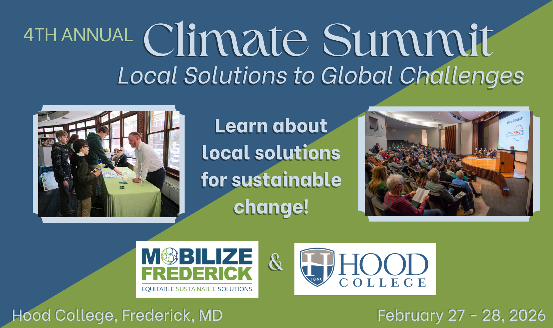 Campaign cover image for Mobilize Frederick's 4th Annual Climate Summit - Sponsor Registration