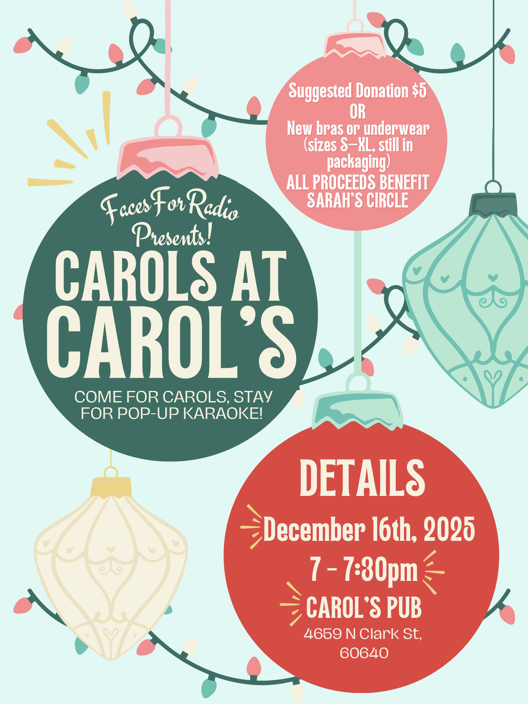 Campaign cover for Carols at Carol's
