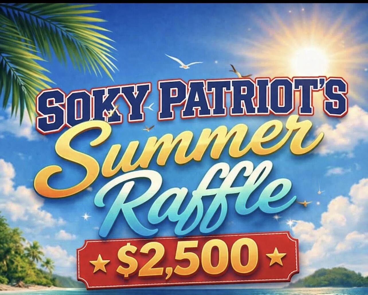 Campaign cover image for $2,500 SUMMER VACATION VISA GIFT CARD  RAFFLE BY SOKY PATRIOTS INC. Charitable Gaming LIC. # EXE0002904