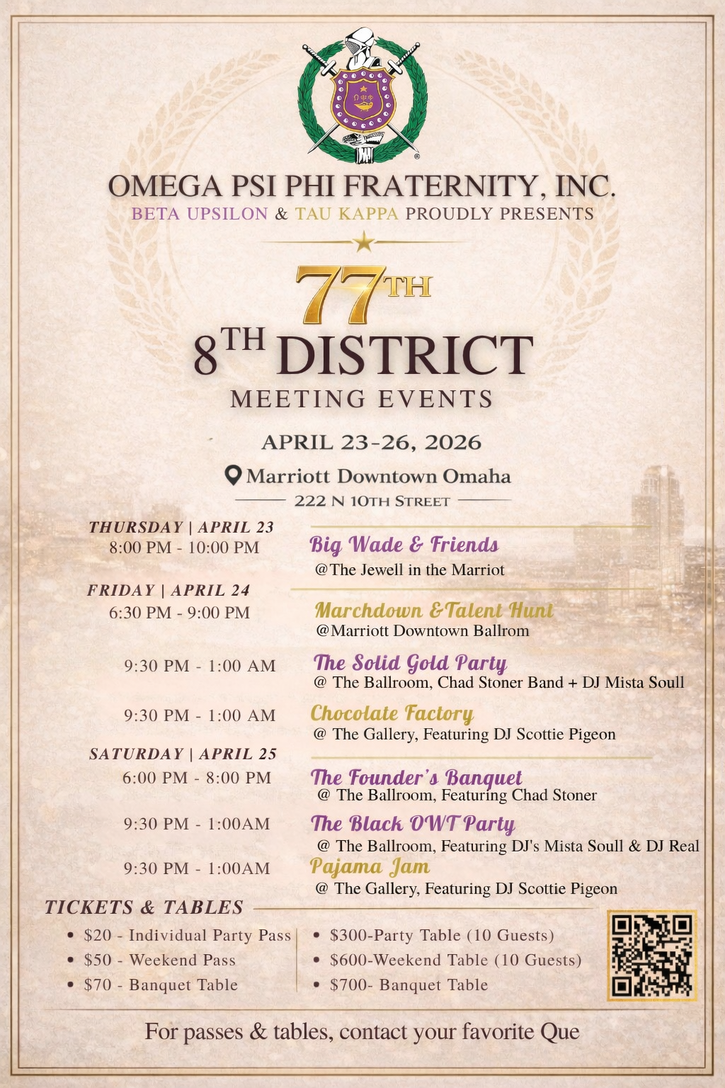 Campaign cover image for Omega Psi Phi 8th District Events