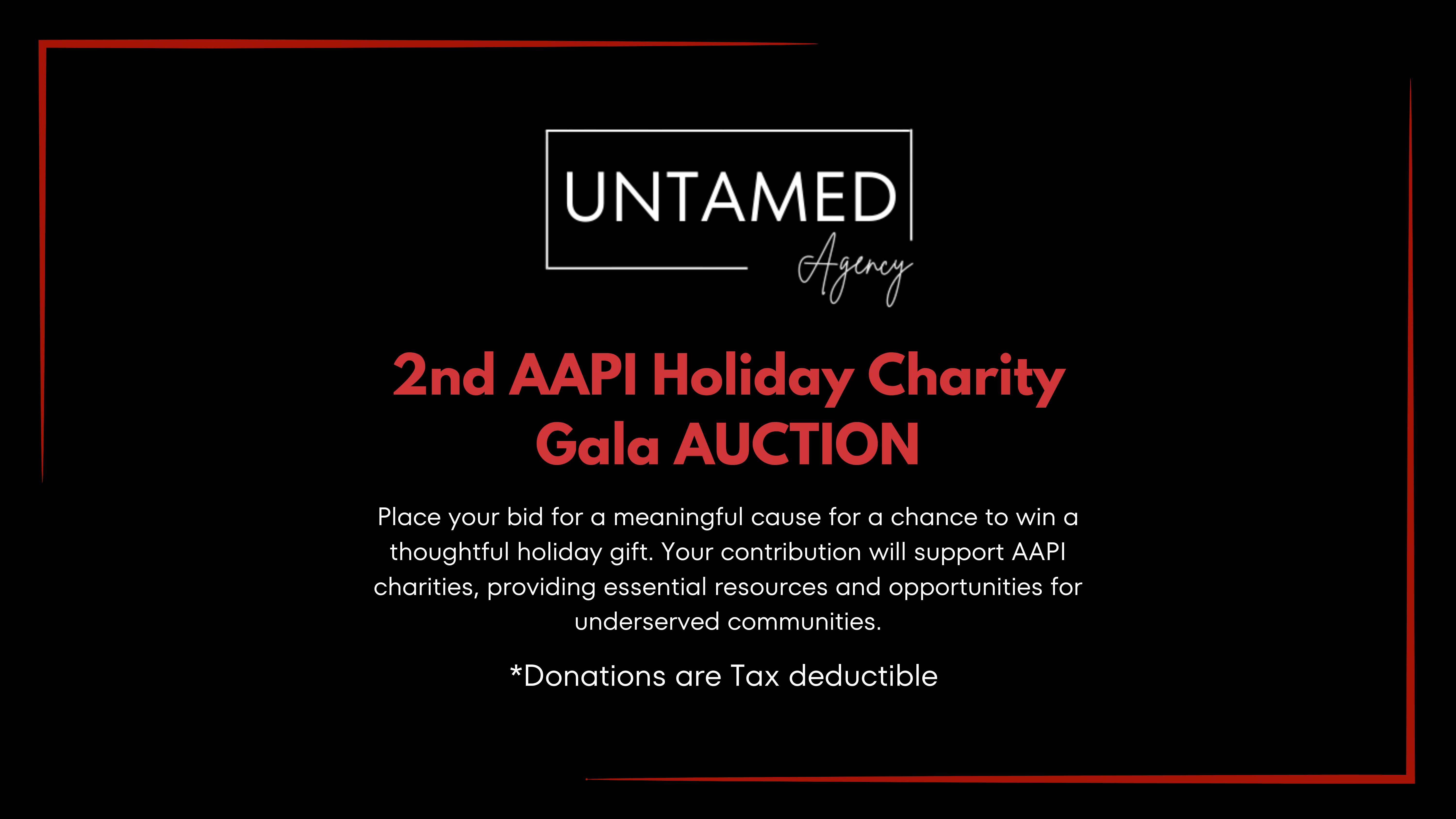 Campaign cover image for 2nd AAPI Holiday Charity Gala Auction
