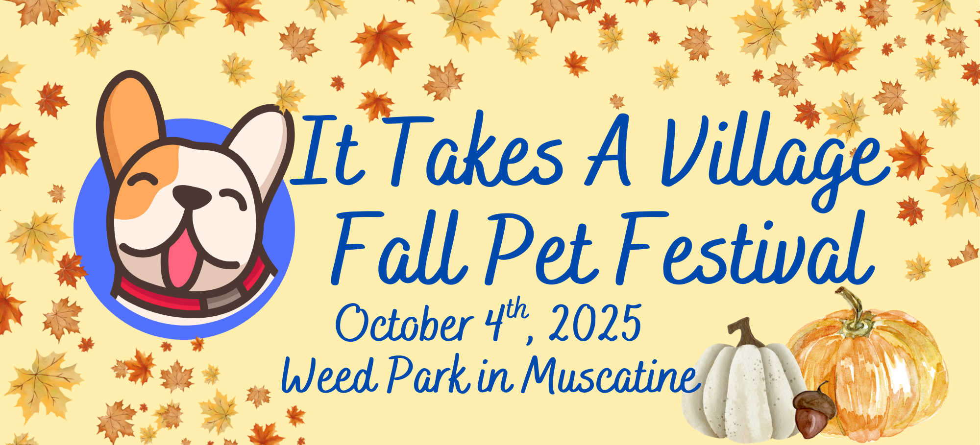 Sponsorship for It Takes A Village 2025 Fall Pet Festival