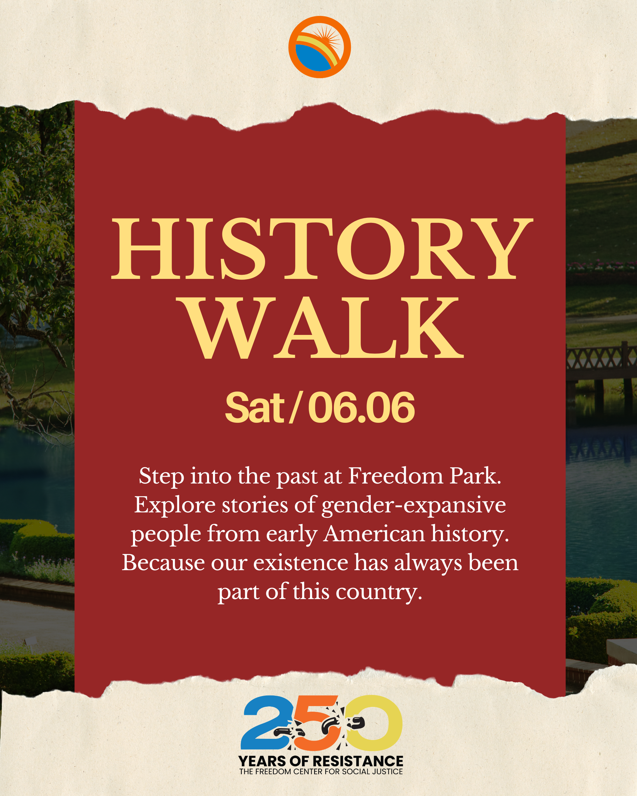 Campaign cover image for History Walk: 250 Years of Resistance