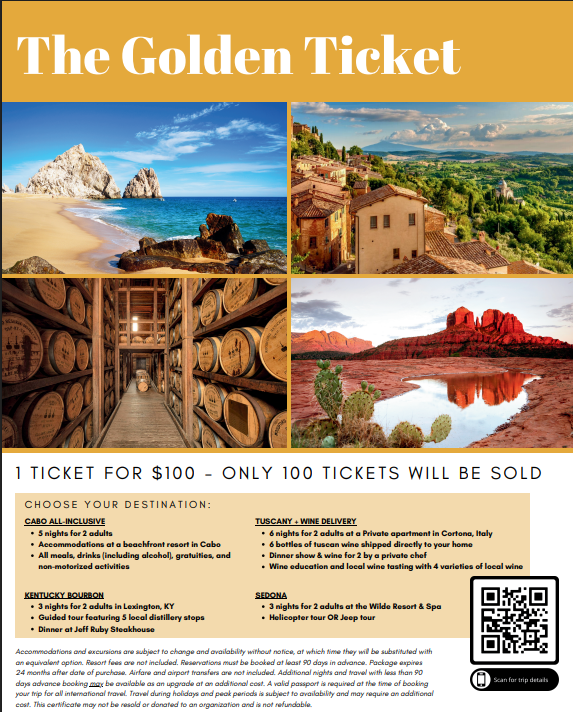 Campaign cover image for Harvest Festival HGA Golden Ticket Raffle