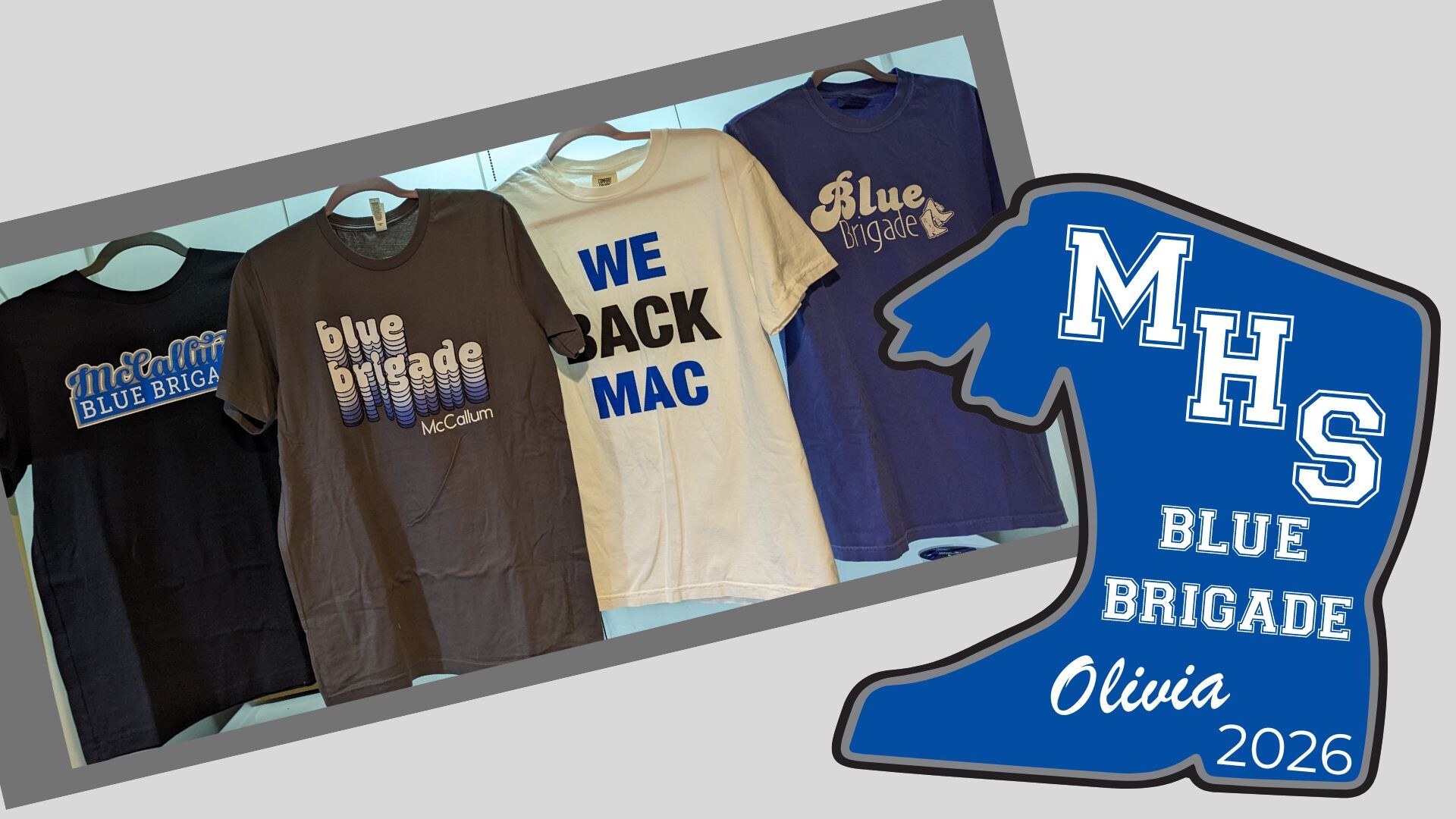 '24 McCallum Blue Brigade MERCH!