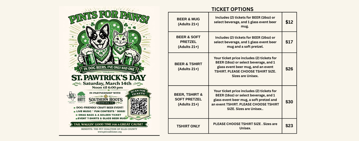 Campaign cover image for St. Pawtricks Day Tickets