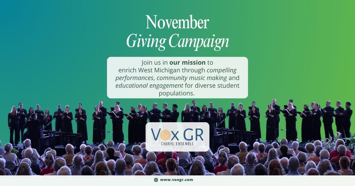 Campaign cover image for Vox GR 2025 November Giving Campaign